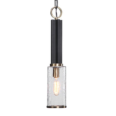 Jarsdel Black 1 Light Industrial Mini Pendant - Ornate Home