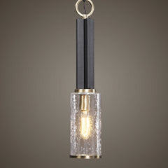 Jarsdel Black 1 Light Industrial Mini Pendant - Ornate Home