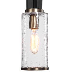 Jarsdel Black 1 Light Industrial Mini Pendant - Ornate Home