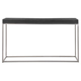 Jase Black Concrete Console Table - Ornate Home