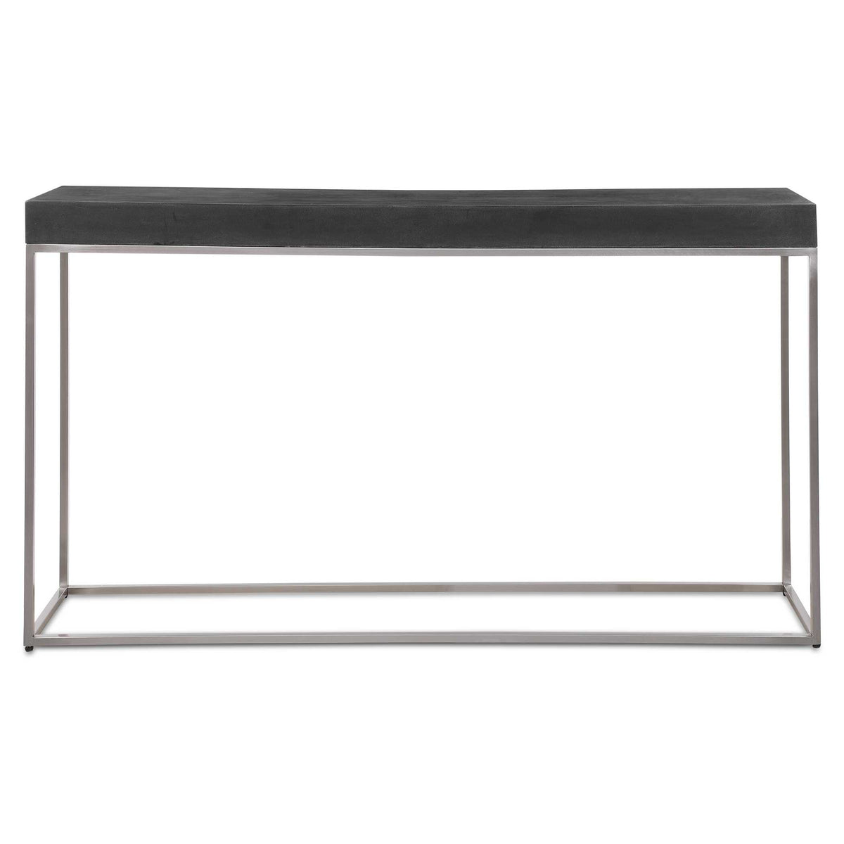 Jase Black Concrete Console Table - Ornate Home