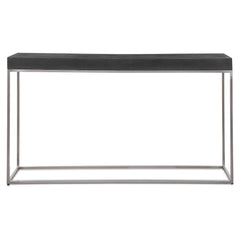 Jase Black Concrete Console Table - Ornate Home