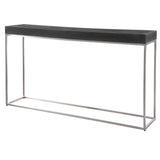Jase Black Concrete Console Table - Ornate Home