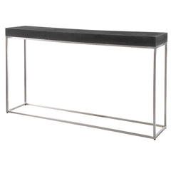 Jase Black Concrete Console Table - Ornate Home