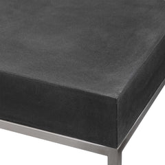 Jase Black Concrete Console Table - Ornate Home
