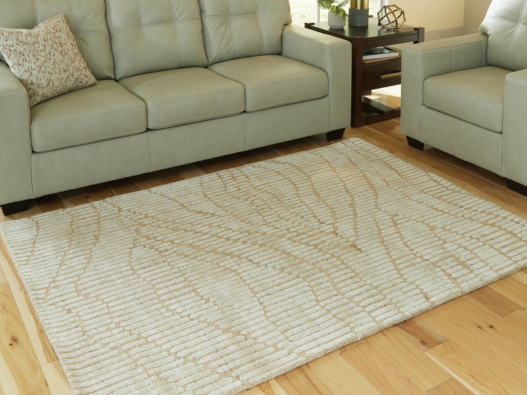 Jaseena Beige/Tan Medium Rug - Ornate Home