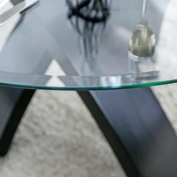 Jasmin  Black/White  Dining Table - Ornate Home