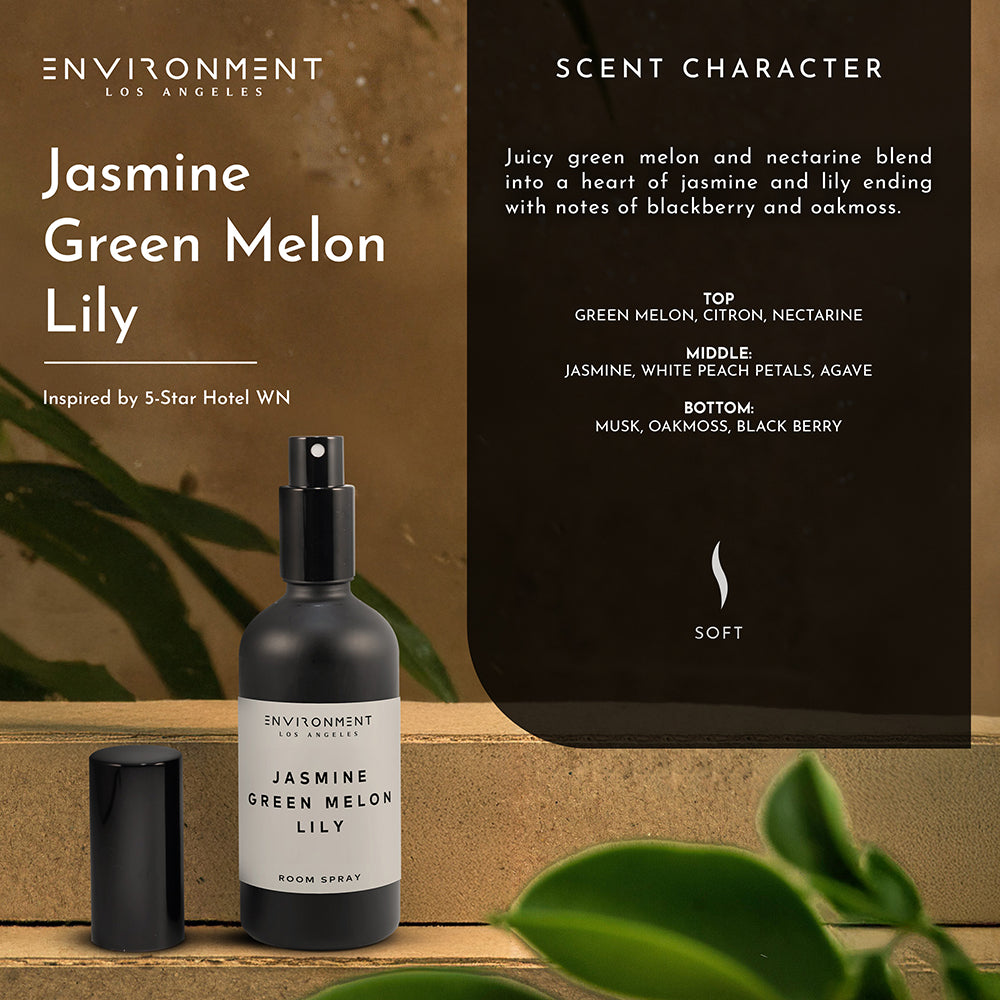 Jasmine | Green Melon | Lily Room Spray (Inspired by The Wynn Hotel®) - Ornate Home