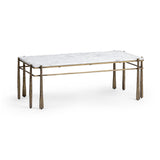 Jasmine Moonstone White Coffee Table - Ornate Home