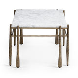 Jasmine Moonstone White Coffee Table - Ornate Home