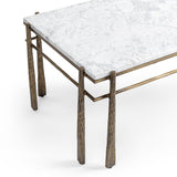 Jasmine Moonstone White Coffee Table - Ornate Home
