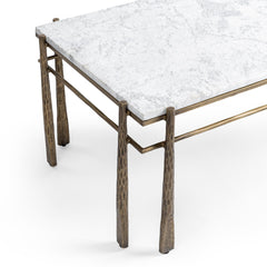 Jasmine Moonstone White Coffee Table - Ornate Home