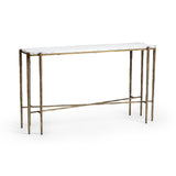 Jasmine Moonstone White Console Table - Ornate Home