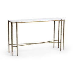Jasmine Moonstone White Console Table - Ornate Home
