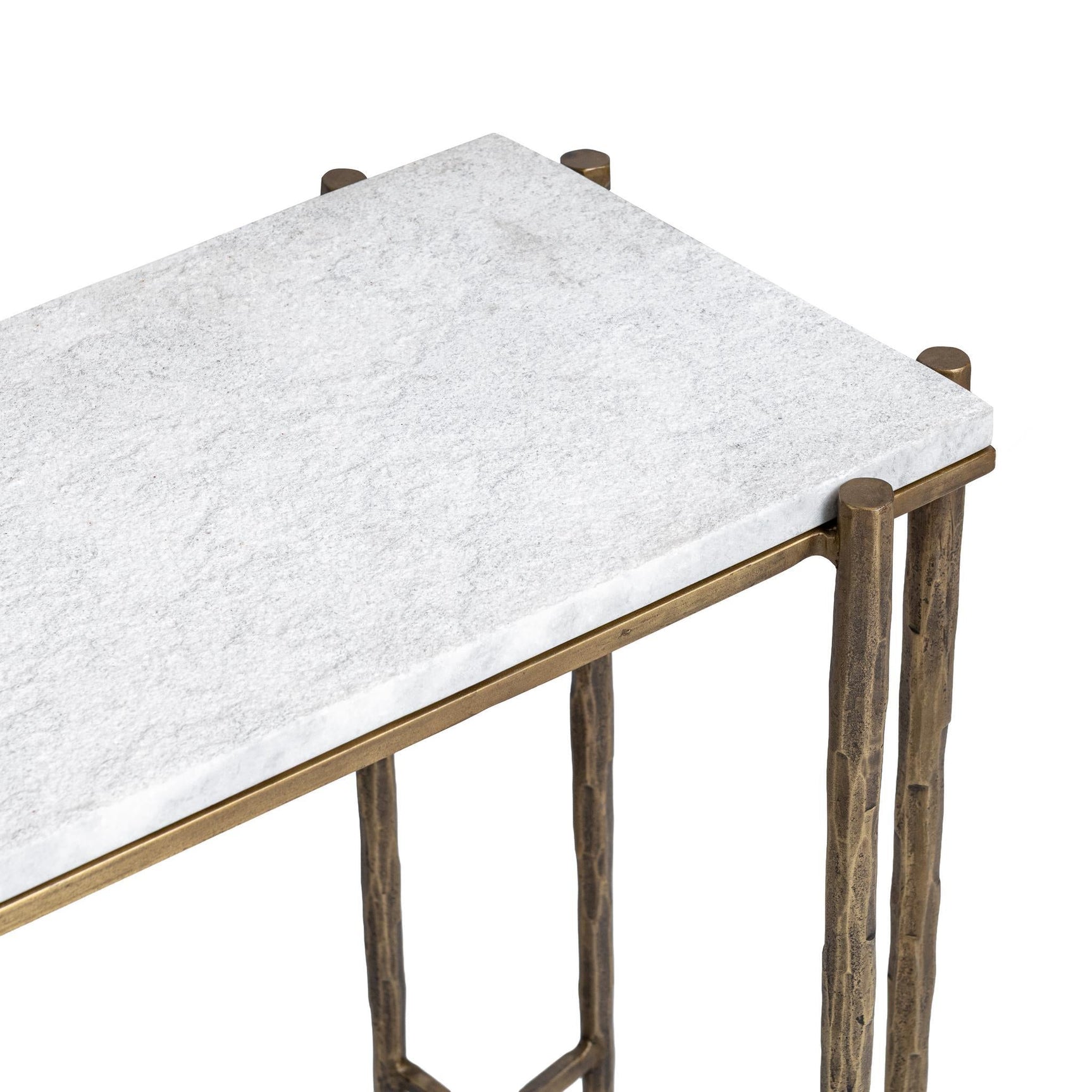 Jasmine Moonstone White Console Table - Ornate Home