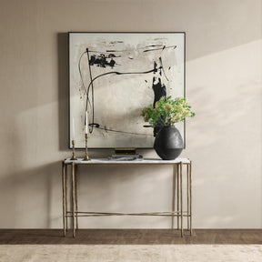 Jasmine Moonstone White Console Table - Ornate Home