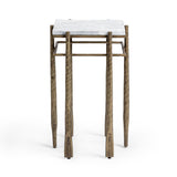 Jasmine Moonstone White End Table - Ornate Home