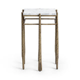 Jasmine Moonstone White End Table - Ornate Home