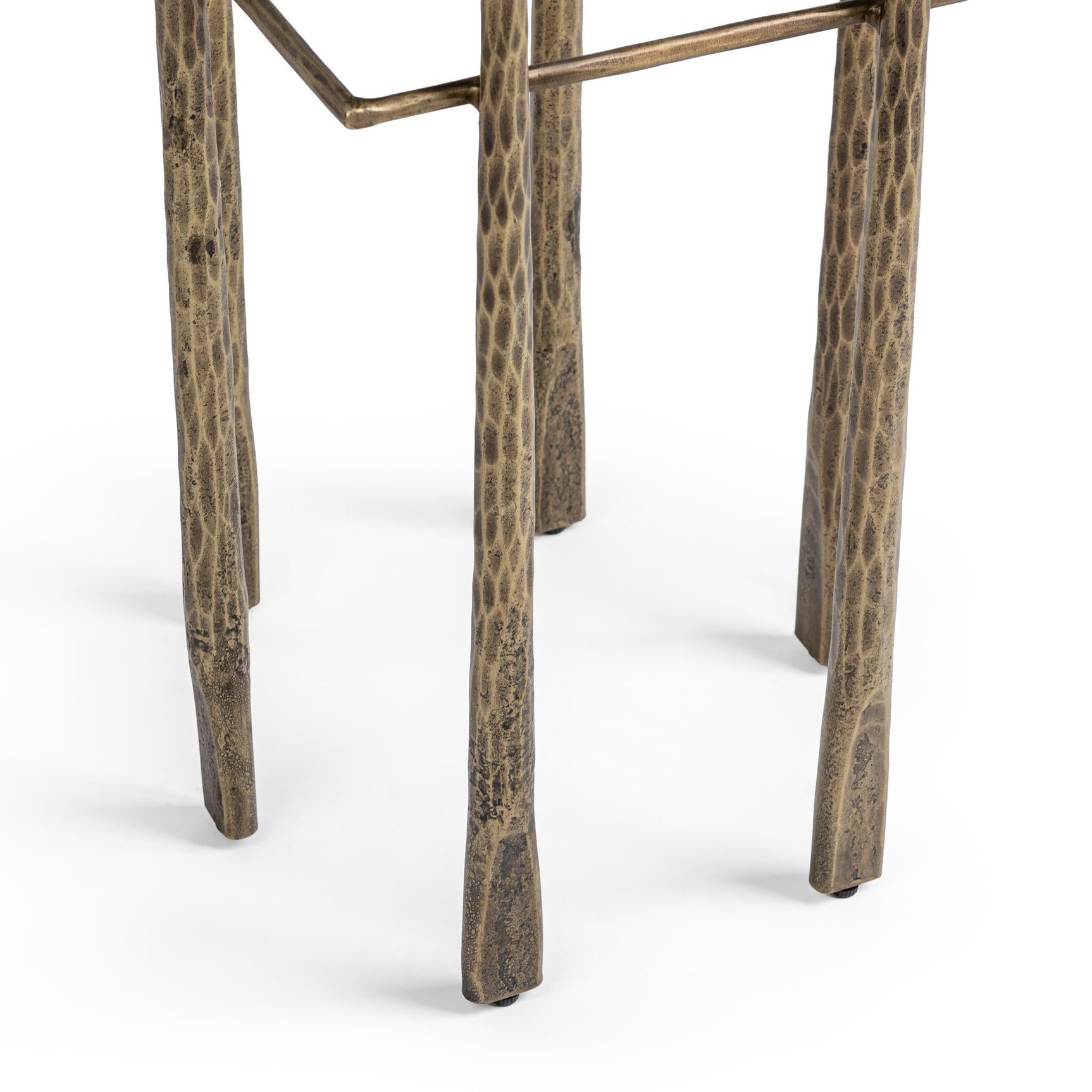 Jasmine Moonstone White End Table - Ornate Home