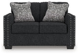 Jasmine Peaks Coal Loveseat (Online Special Price) - Ornate Home