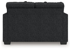 Jasmine Peaks Coal Loveseat - Ornate Home