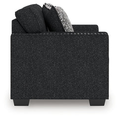 Jasmine Peaks Coal Loveseat - Ornate Home