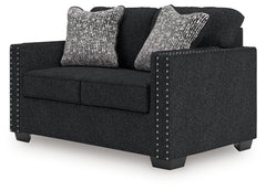 Jasmine Peaks Coal Loveseat - Ornate Home