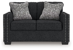Jasmine Peaks Coal Loveseat - Ornate Home