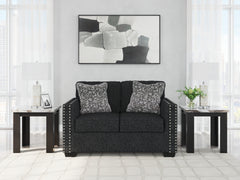 Jasmine Peaks Coal Loveseat - Ornate Home