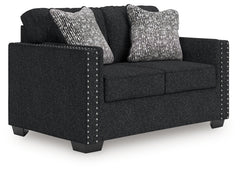 Jasmine Peaks Coal Loveseat - Ornate Home