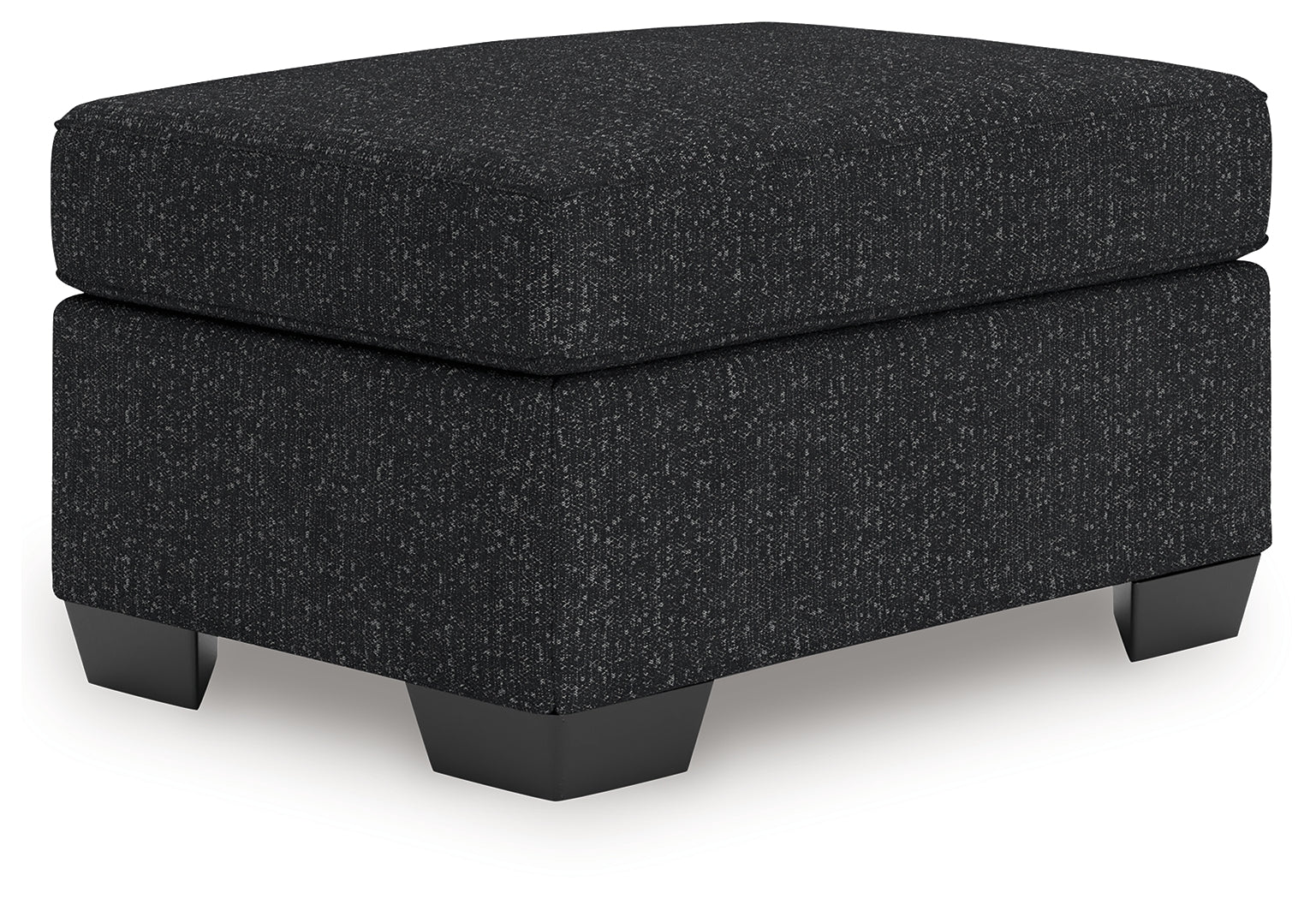 Jasmine Peaks Coal Ottoman (Online Special Price) - Ornate Home