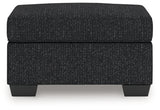 Jasmine Peaks Coal Ottoman (Online Special Price) - Ornate Home