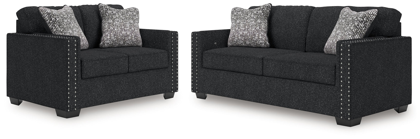Jasmine Peaks Coal Sofa and Loveseat (Online Special Price) - Ornate Home