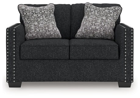 Jasmine Peaks Coal Sofa and Loveseat - Ornate Home