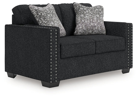 Jasmine Peaks Coal Sofa and Loveseat - Ornate Home