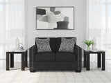 Jasmine Peaks Coal Sofa and Loveseat - Ornate Home