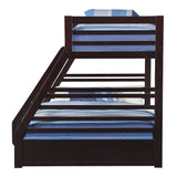 Jason Espresso Twin Xl/Queen Bunk Bed W/Storage - Ornate Home