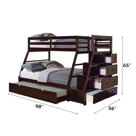 Jason Espresso Twin over Full Bunk Bed - Ornate Home