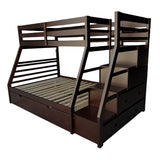 Jason Espresso Twin over Full Bunk Bed - Ornate Home