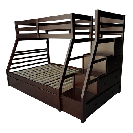 Jason Espresso Twin over Full Bunk Bed - Ornate Home