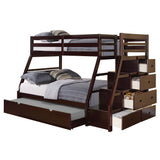 Jason Espresso Twin over Full Bunk Bed - Ornate Home