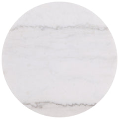 Jason Greige/White Marble 2-piece Round White Marble Coffee Table Set - Ornate Home