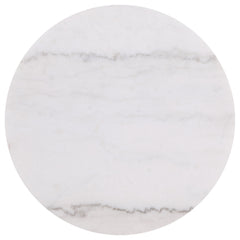 Jason Greige/White Marble 3-piece Round White Marble Coffee Table Set - Ornate Home