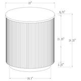 Jason White 3-piece Round Marble Coffee and End Table Set - Ornate Home