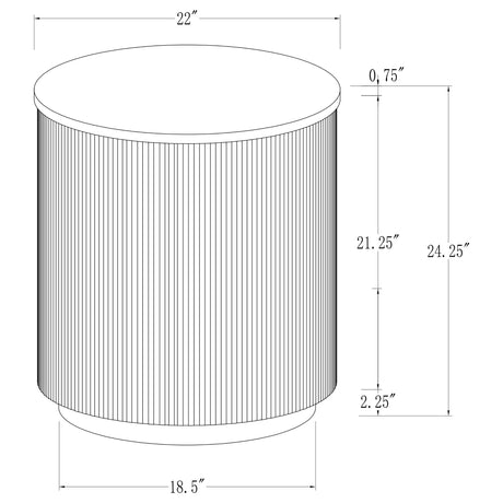 Jason White 3-piece Round Marble Coffee and End Table Set - Ornate Home