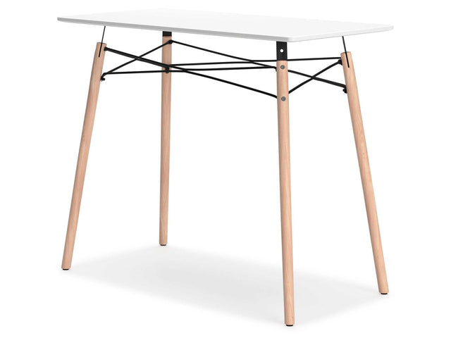 Jaspeni White/Natural Home Office Desk (Online Special Price) - Ornate Home