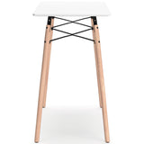 Jaspeni White/Natural Home Office Desk (Online Special Price) - Ornate Home