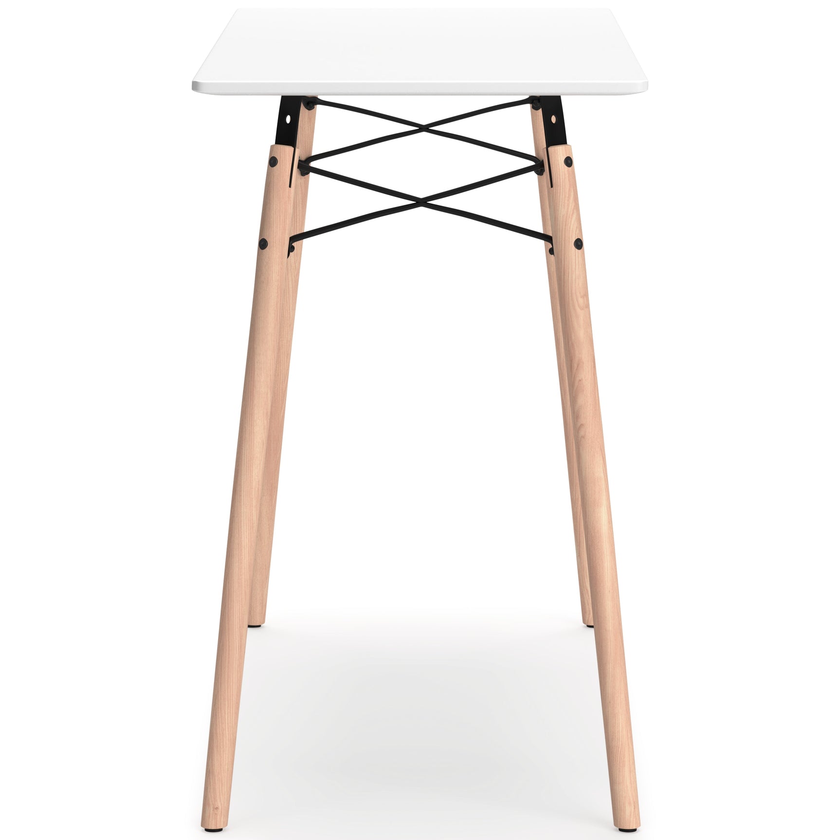 Jaspeni White/Natural Home Office Desk (Online Special Price) - Ornate Home