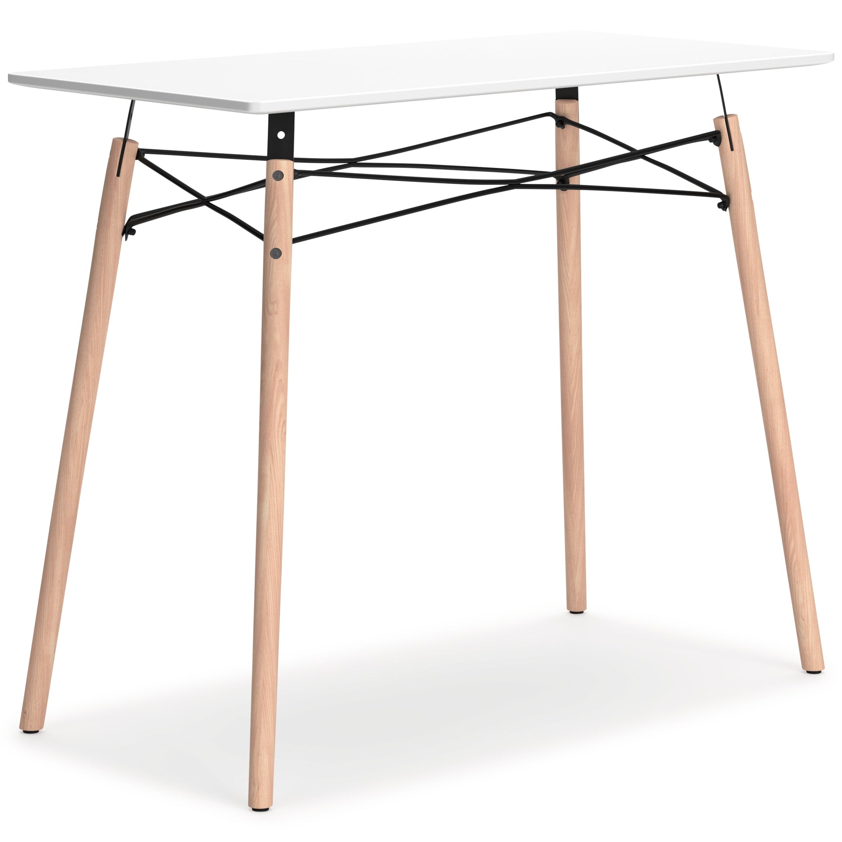 Jaspeni White/Natural Home Office Desk (Online Special Price) - Ornate Home