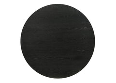 Jasper Ebony Black 29"W Round Coffee Table - Ornate Home
